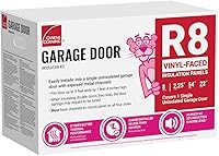 Owens Corning R-8 Garage Door Insulation Kit - 8 Panels for 9x7 ft Single-Car Doors, Easy Install, Noise Reduction
