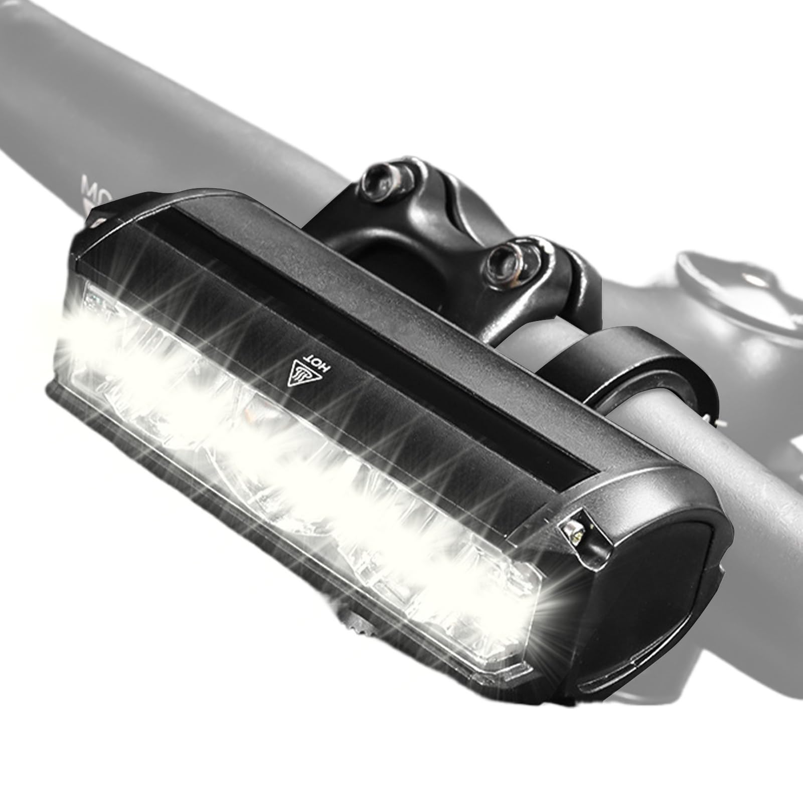 Faro de bicicleta contra la oscuridad en montaña: luces LED impermeables de 4 modos 8