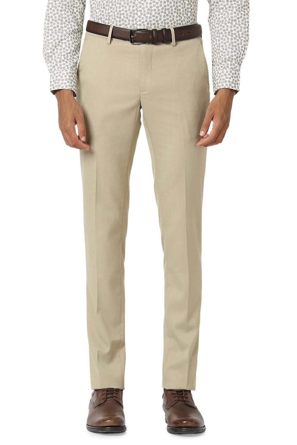 peter england Men's Mid Rise Slim Pants-picture-53