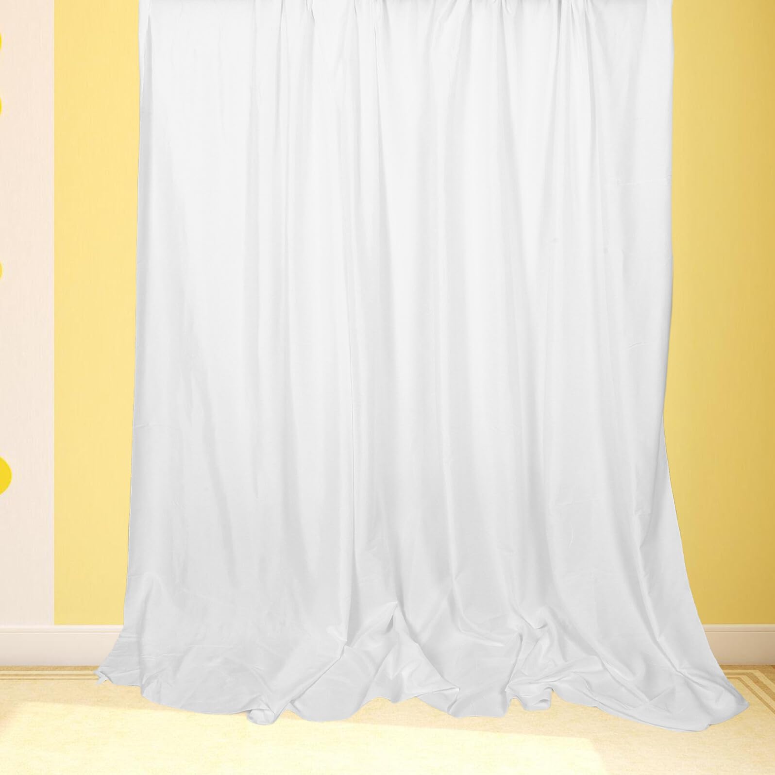 Sfondo Fotografico Bianco 3X25 M Poliestere per Servizi Fotografici Fondali per Fotografi e Video per Studio Feste e Ritratti Professionali