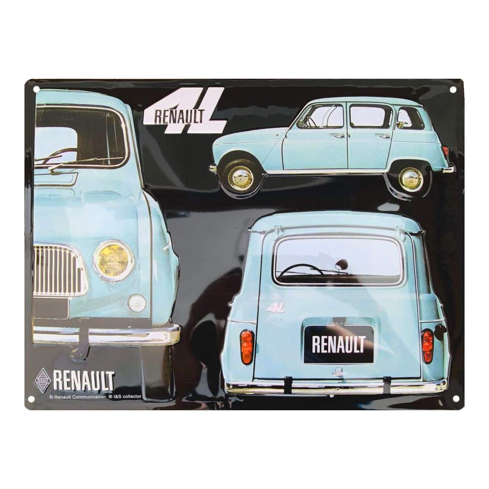 Plaque métal vintage Renault 16 - France