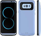 Banath Funda Bater?a para Samsung Galaxy S8, 5500mAh Recargable Bater?a Port?til Externa Caso de Carga Ultra Delgado Pol?mero de Litio Funda de Bater?a Carcasa(Azul) Banath Funda Bater?a para Samsung Galaxy S8, 5500mAh Recargable Bater?a Port?til Externa Caso de Carga Ultra Delgado Pol?mero de Litio Funda de Bater?a Carcasa(Azul)