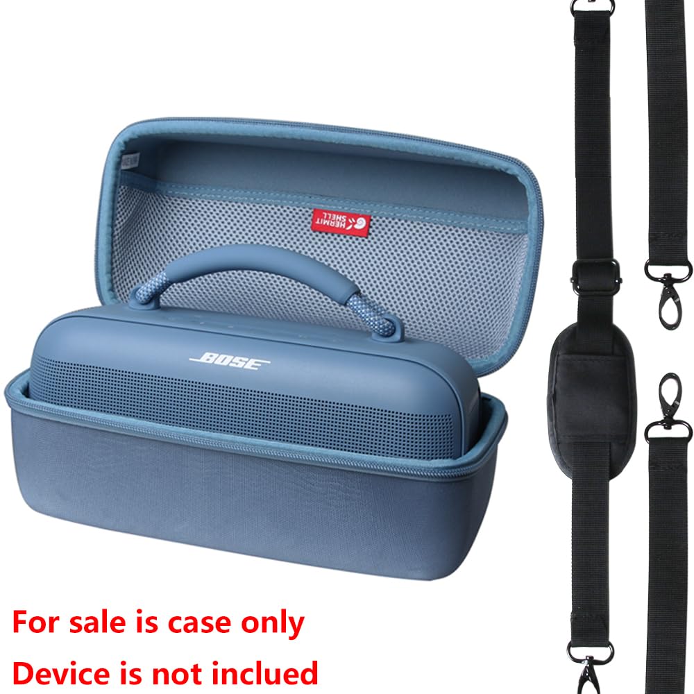 Hermitshell Hard Travel Case for Bose SoundLink Max Portable Speaker (Blue)
