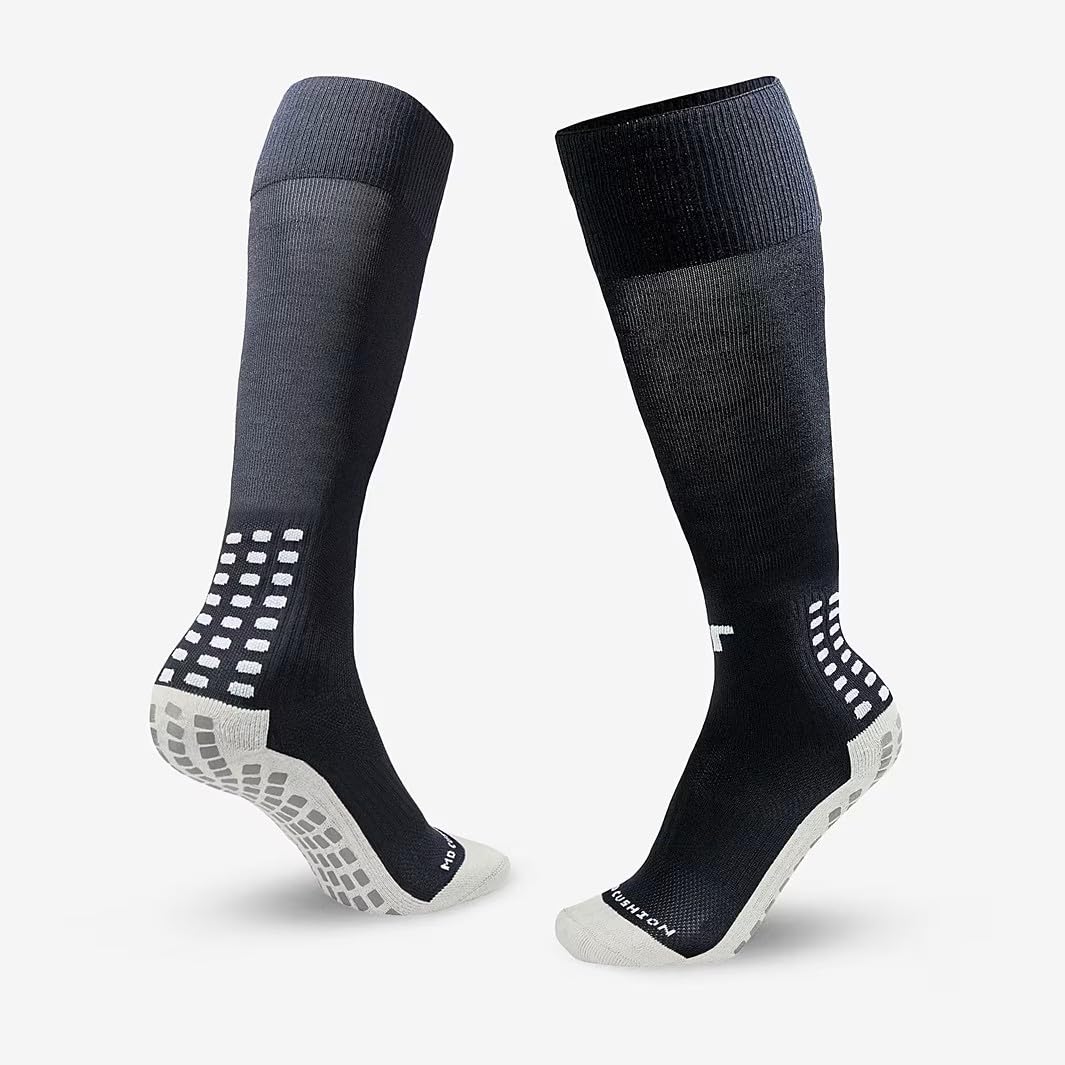 Trusox 3.0 Cushioned Grip Socks, Made in the USA, Non-Slip Full Length Socks for Unisex with Grip for Football &amp; Soccer