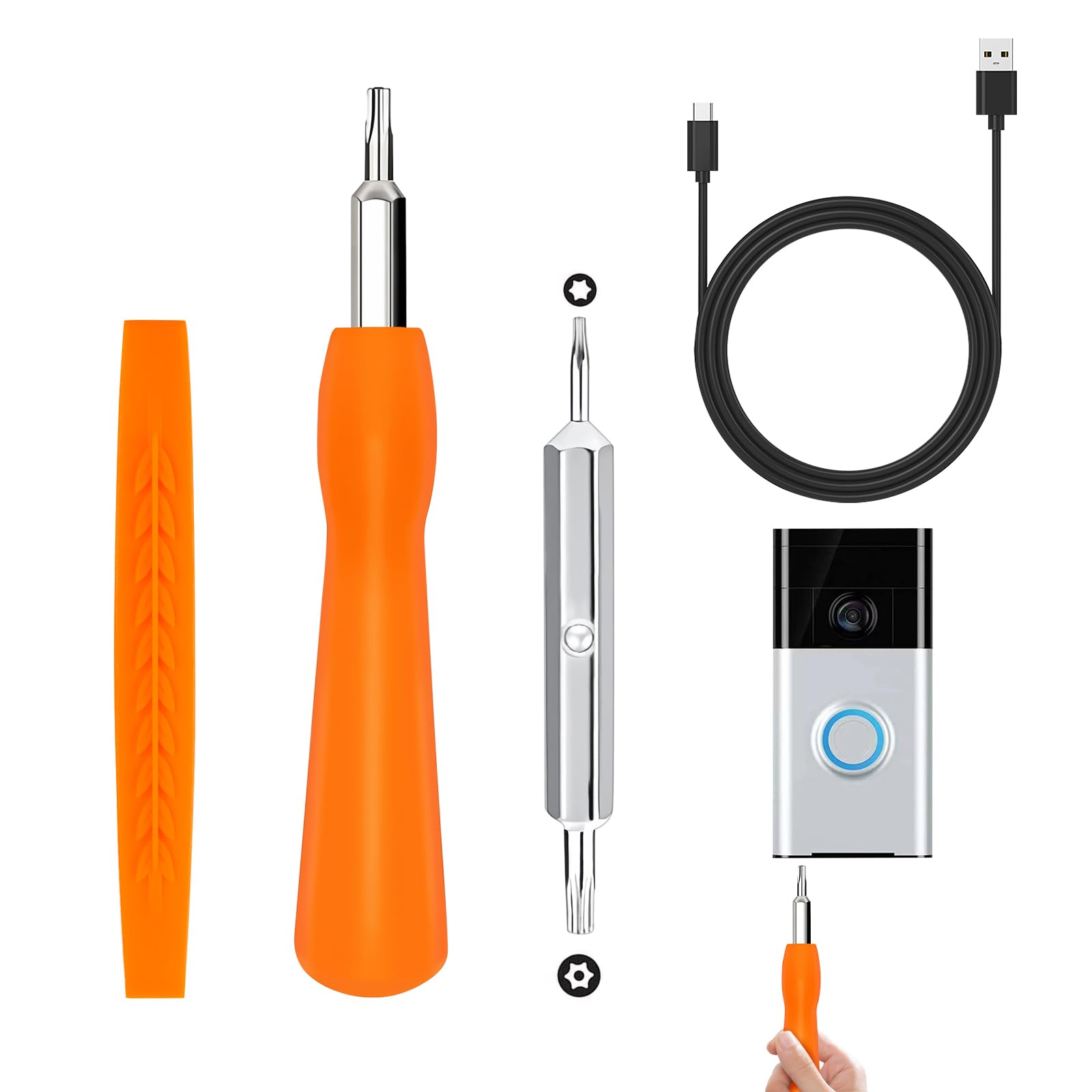 Ring Doorbell microphone cleaning tools