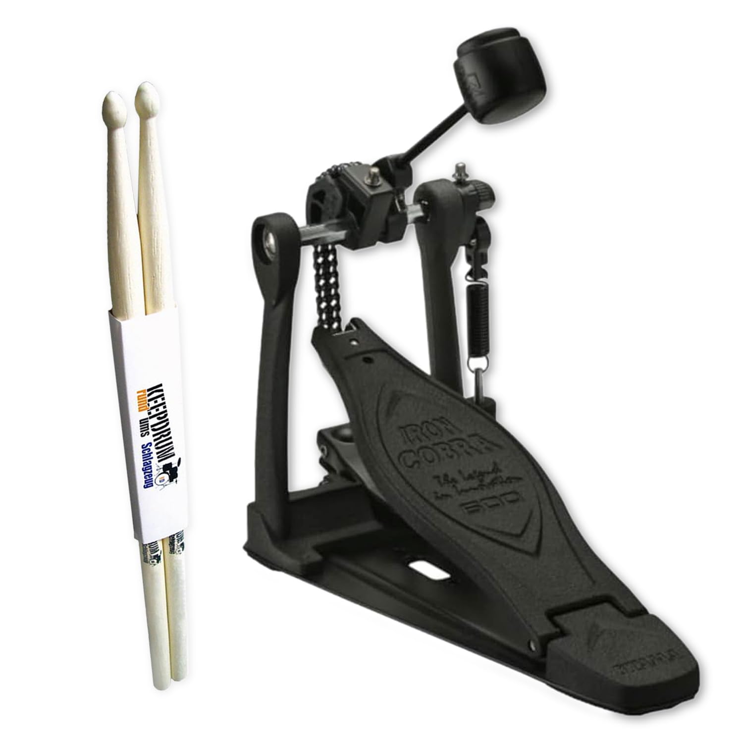 Tama HP600DMB Iron Cobra - Pedana in edizione limitata con bacchette keepdrum