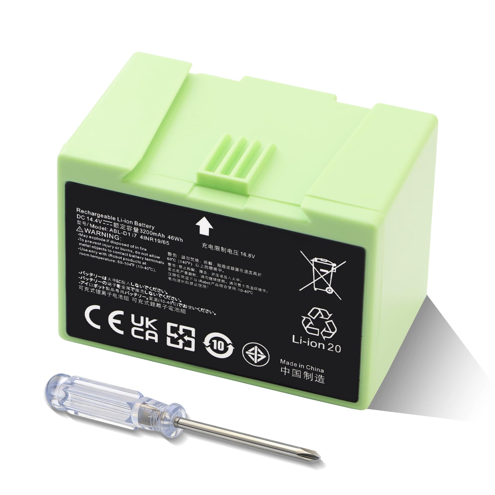 Amazon.com: ABL-D1 ABL-D2 Battery Replacement for iRobot Roomba j7