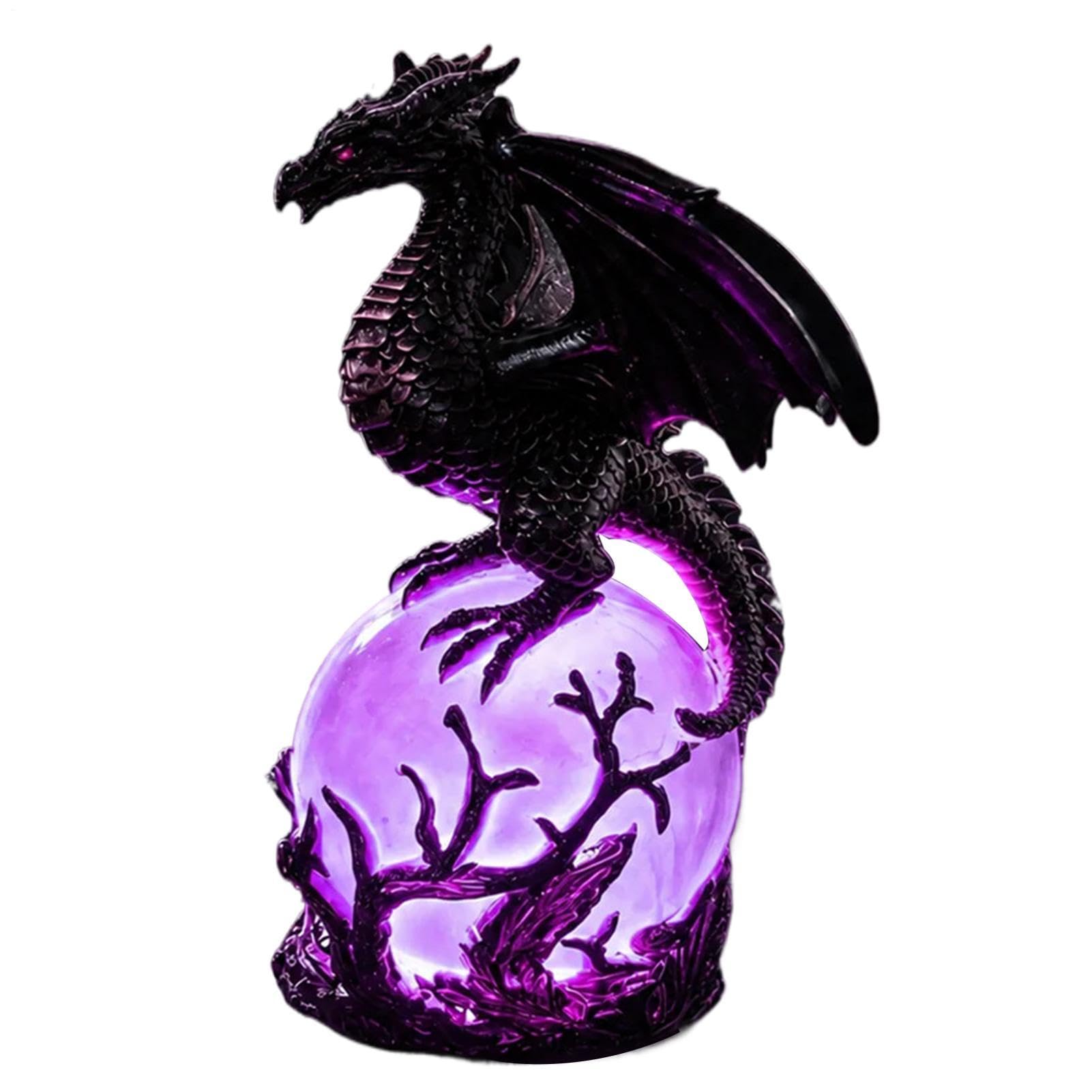 Figurine dragon gothique en résine sculptée de haute qualité