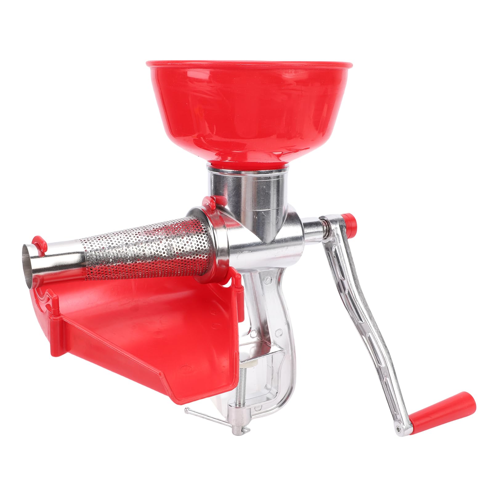 Passaverdure Manuale in Alluminio, Multipurpose Tomato Sauce Maker per Verdure, Frutta, con Manovella Manuale, Separa la Buccia Dalla Polpa, Consistenza Liscia, Piccolo e