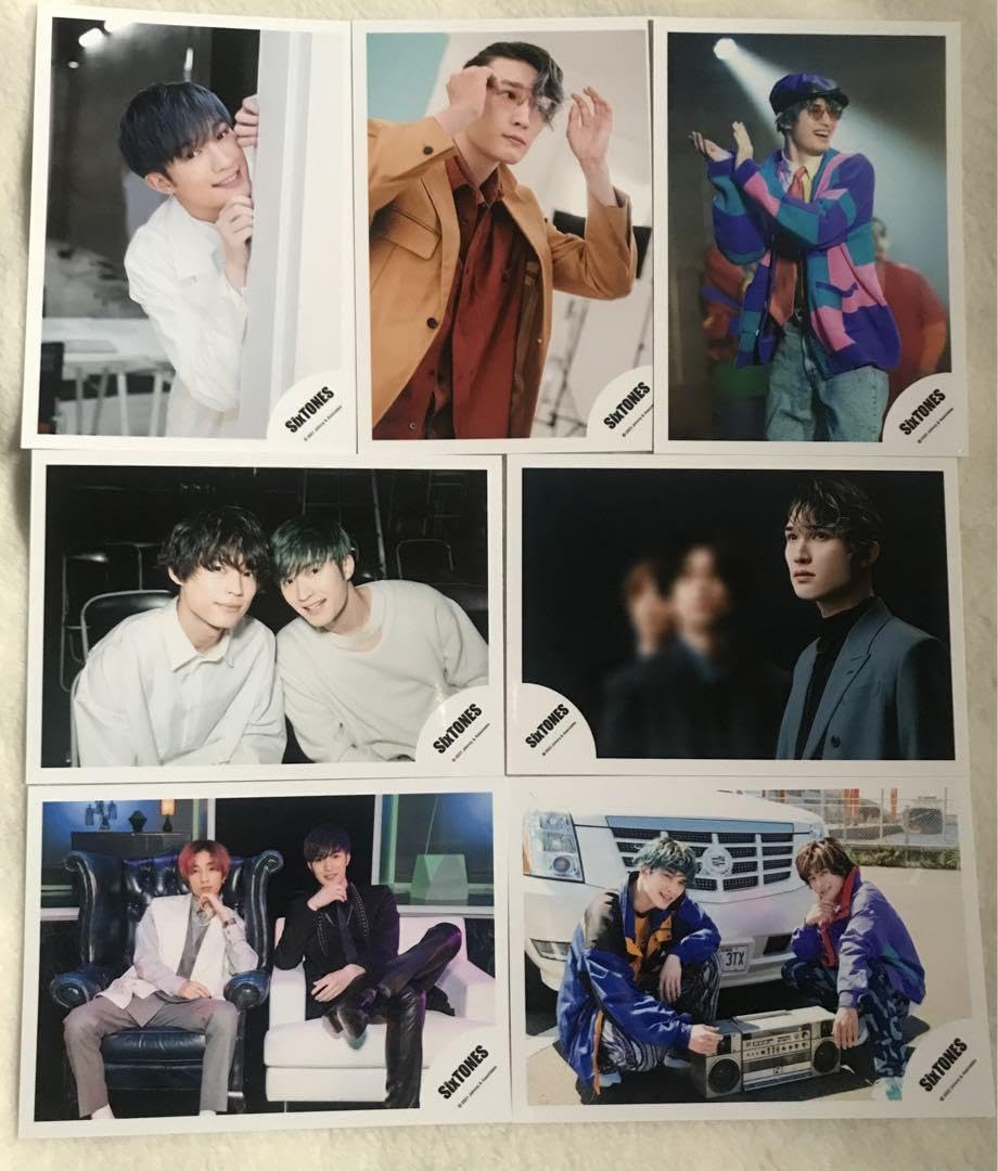 Amazon.co.jp: sixtones 公式写真 ジェシー その他2ショット 7枚セット