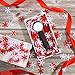 WILLBOND 500 Pieces Christmas Winter Snowflakes Table Confetti Decorations White and Red Non-Woven Hanging Snowflakes for Christmas Tree Window Wedding Birthday Holiday Party Decorations