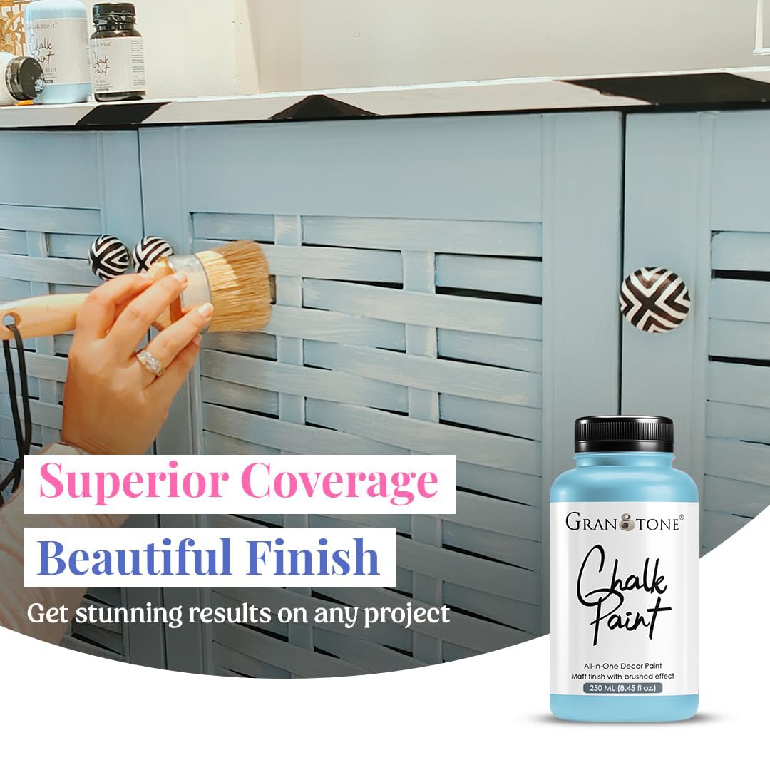 GRANOTONE Chalk Paint Tiffany Blue 120 ml Matte Finish 4