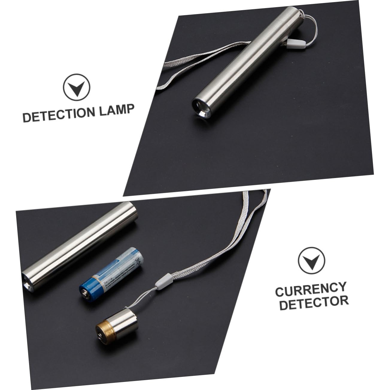 Penna Per Test Cosmetici Lampada Di Rilevamento Fluorescente Led Portatile Per Controllo Valuta e Agenti Fluorescenti, Strumento Leggero Da Adatto Per Viaggi e Uso Quotidiano