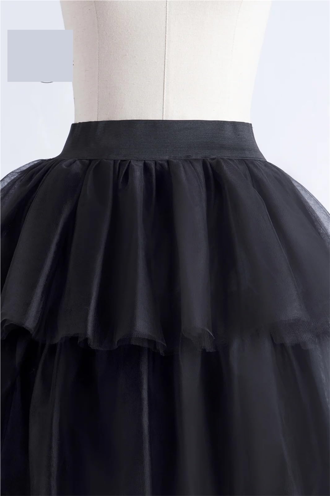 Sottoveste per abito Gonne Tutù da Donna, in Tulle a Strati, Sottogonna Lunga, Accessori Sposa