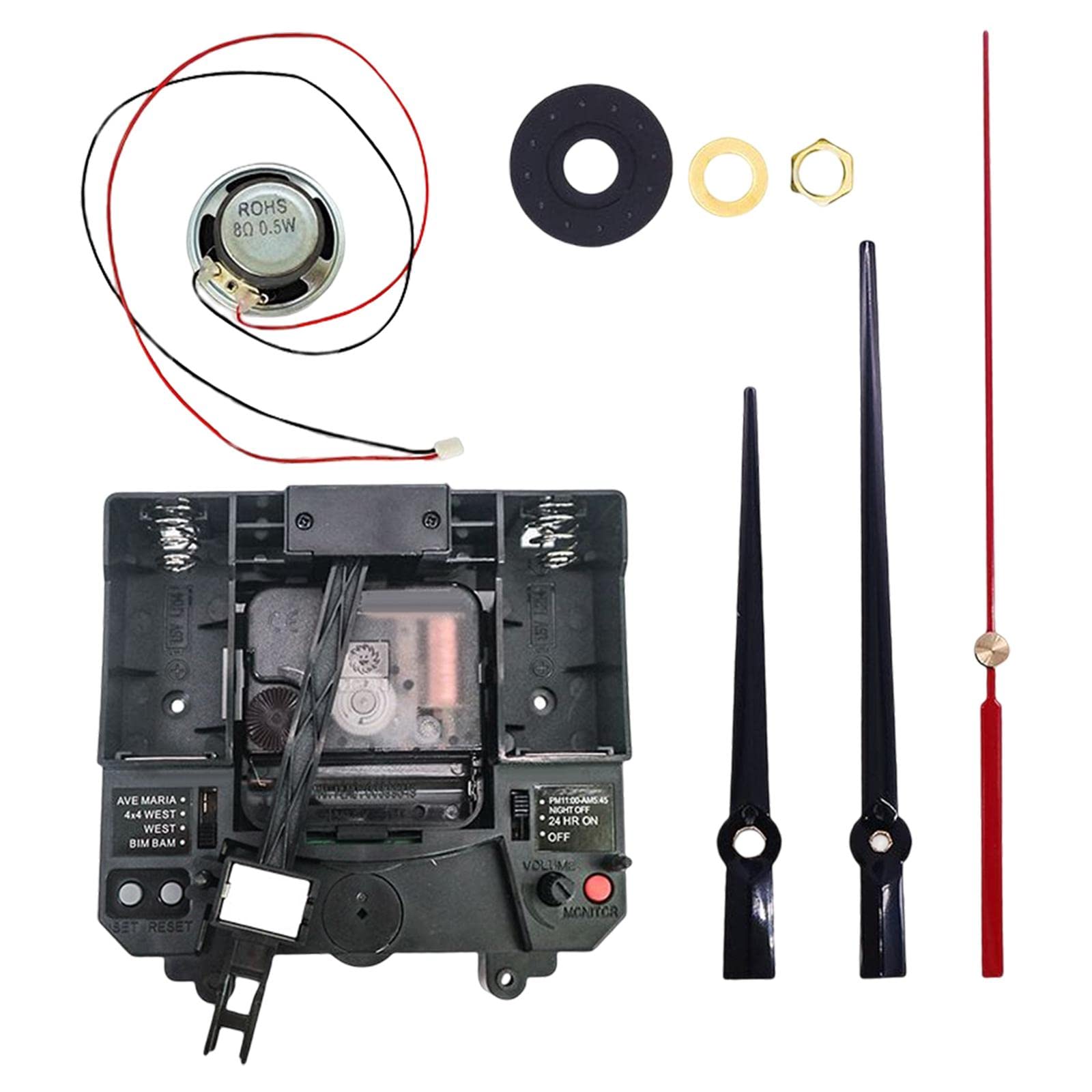 Set di a Pendolo con Albero Lungo, Accessori per Carillon, Adatti per Progetti di Riparazione E Orologi Da Parete Ricamati, stileK