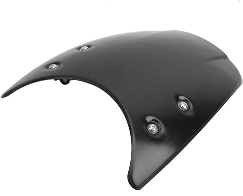 Miniatura 5 de KIMISS Parabrisas de motocicleta, carenado de aluminio negro para R 2014-2020