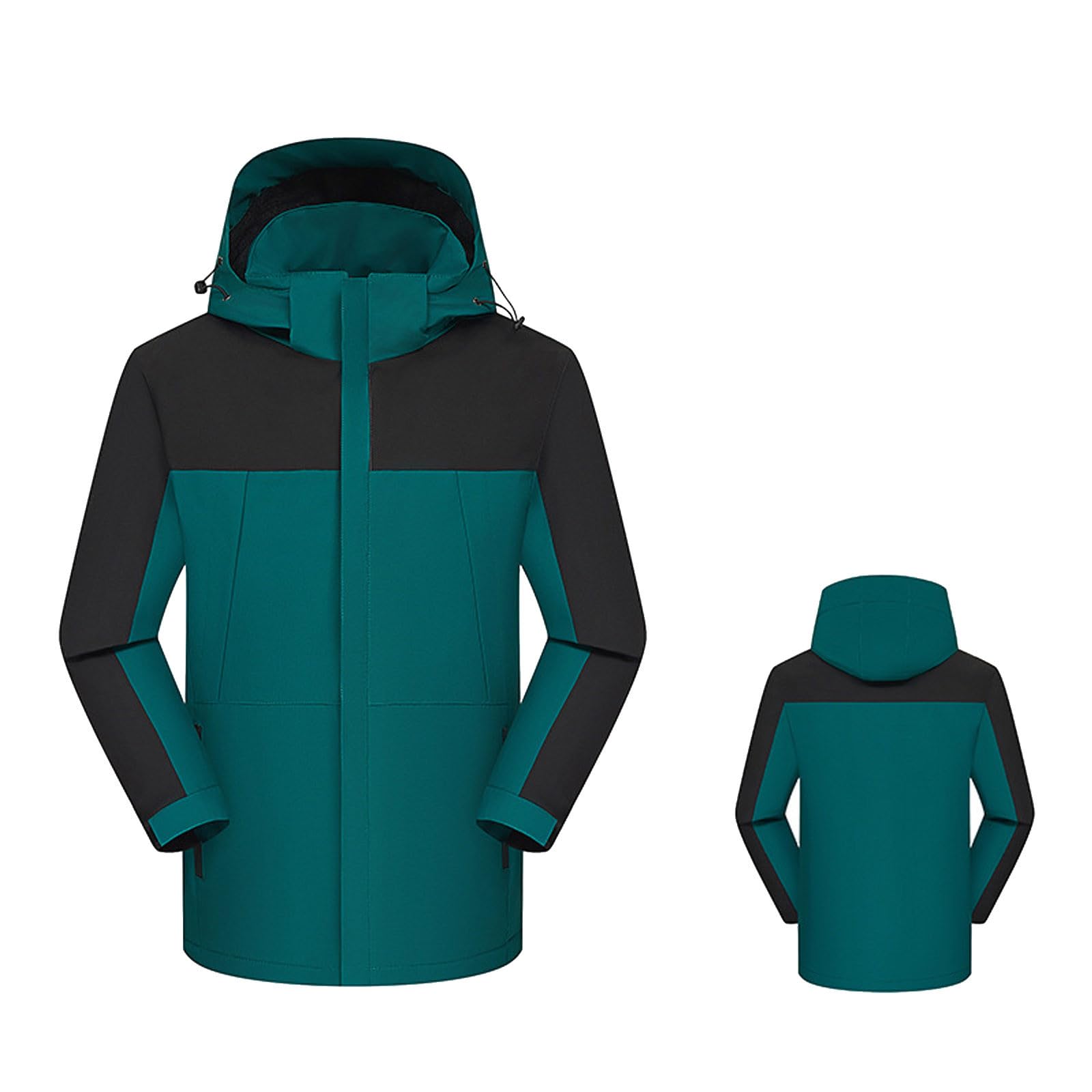 Genérico Abrigo Chubasquero Mujer,Chaquetas Casuales para Mujer Chaqueta VersáTil para Senderismo Al Aire Libre Tanto Forro Polar Ropa Casual para Todas Las Estaciones Transpirable Y con DiseñO