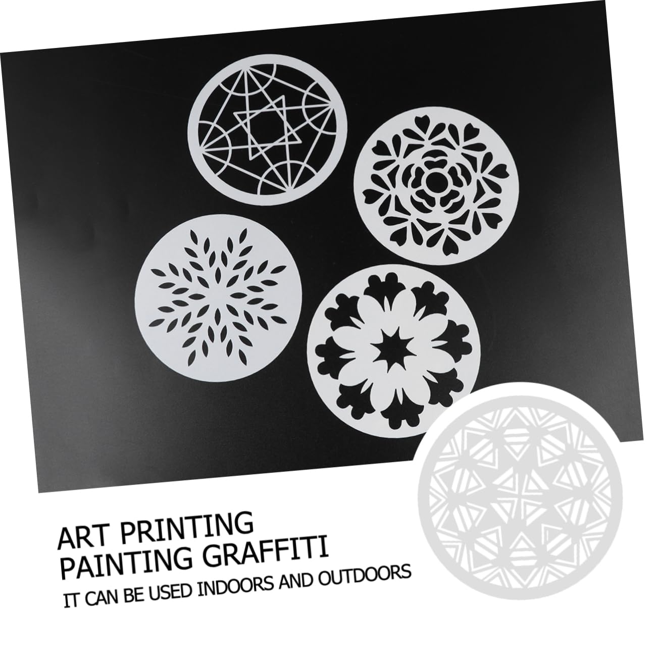 Operitacx 126pezzi Stencil per Pittura Mandala Modelli Creativi per su Superfici Piane per Decorazioni su Mobili e Pavimenti