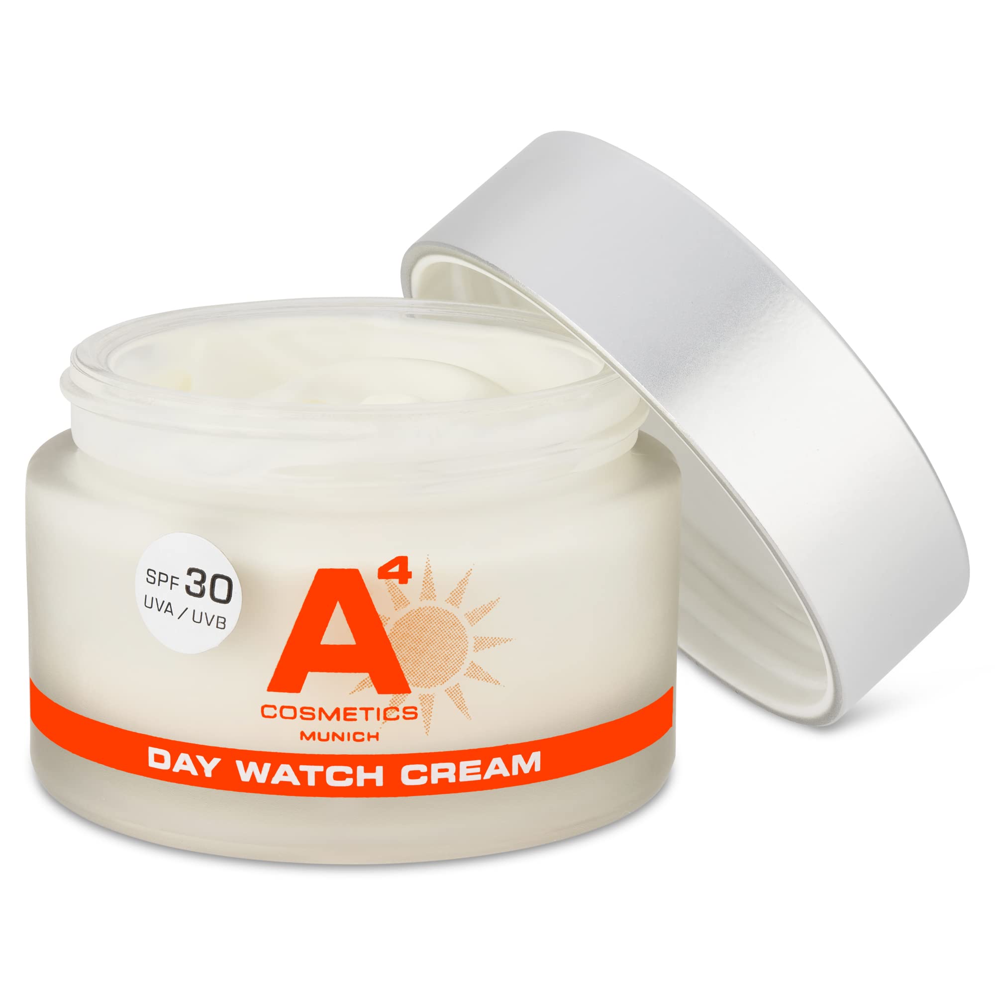 A4 Day Watch - Anti-Aging Tagescreme/Tagespflege mit Sonnenschutz LSF 30 (50 ml) | Clean Beauty Wirkstoffkosmetik auf natürlicher Basis