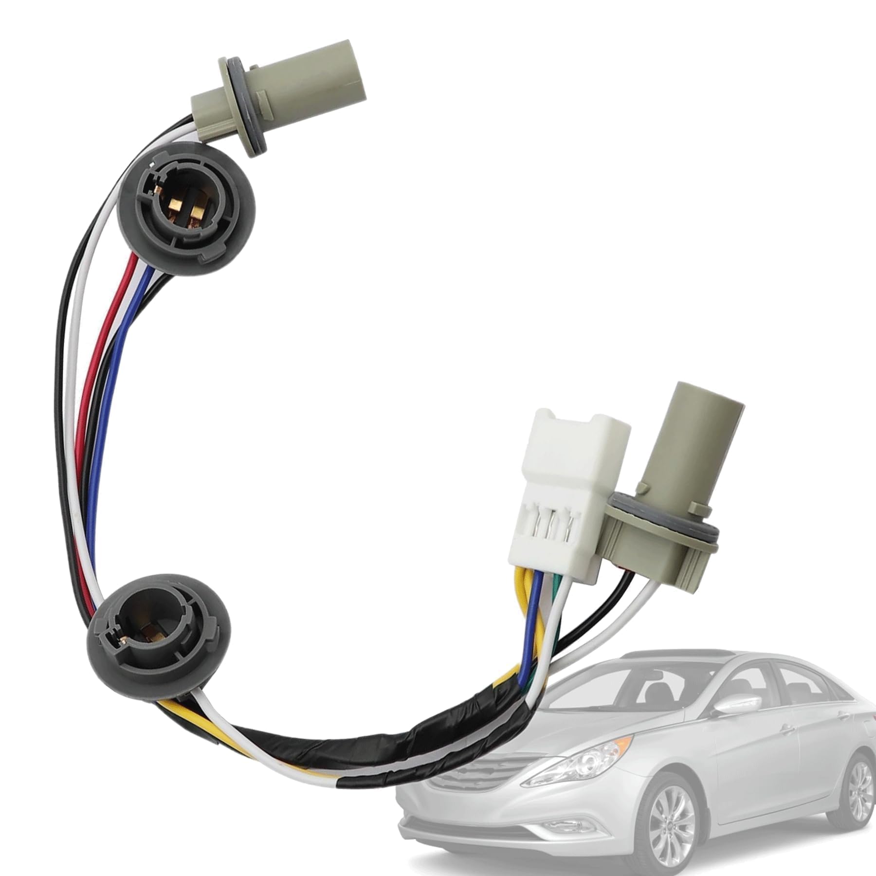 XQSMWF Rear Tail Light Lamp Socket and Harness Compatible with Hyundai Sonata Sedan 2.0L 2.4L 2011 2012 2013 2014#92450-3Q000 924503Q000 92450 3Q000