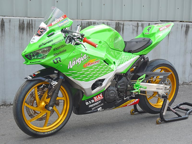 Amazon | NINJA250 NINJA400 Z250 Z400 ABS対応 バックステップ 緑