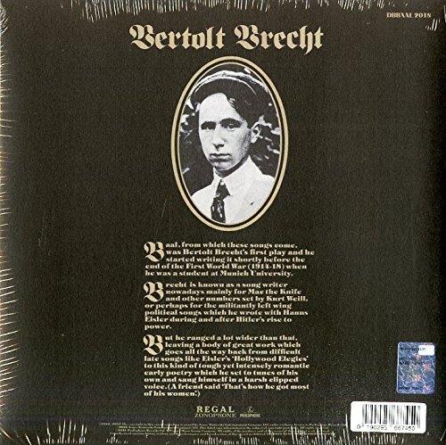 In Bertolt Brecht'S Baal [Disco de Vinil]