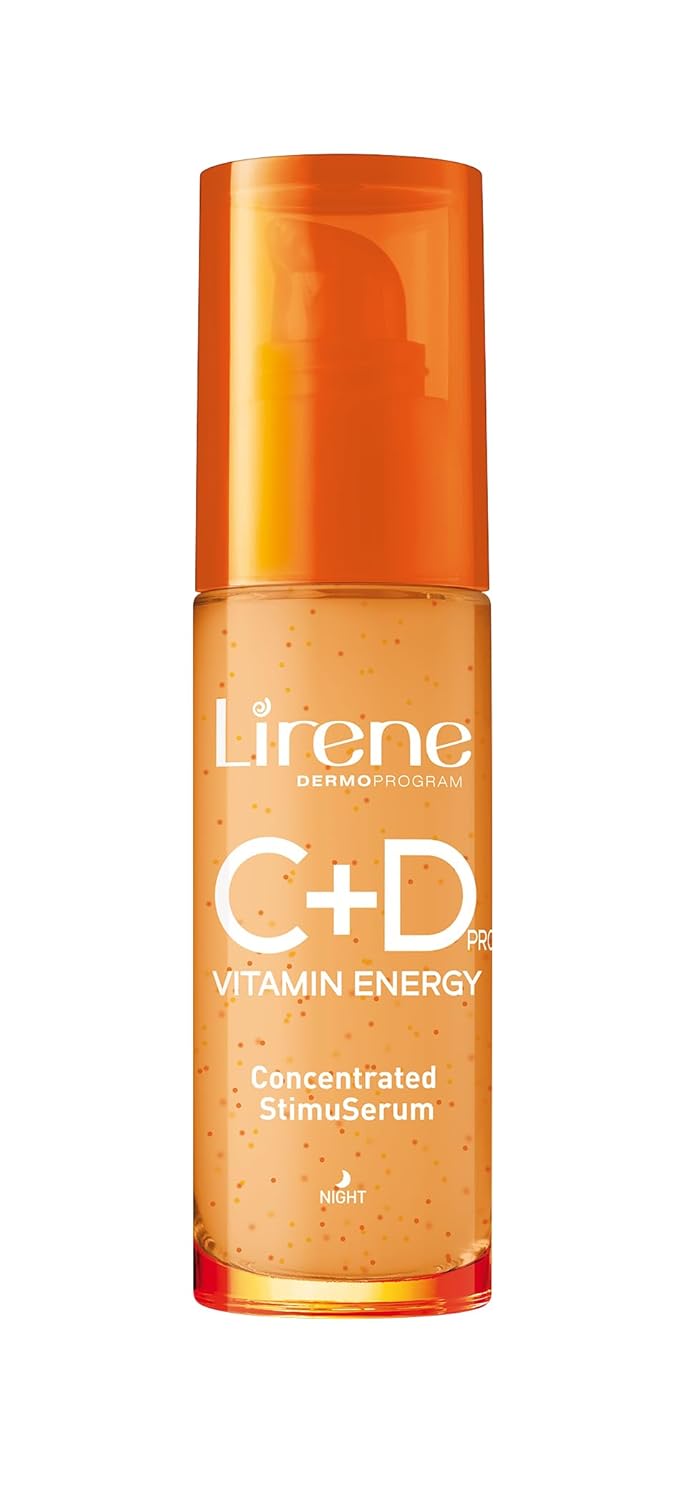 Lirene C + D pro VITAMIN ENERGY. Concentrated StimuSerum. Day/Night. Face, Eyes, Neck. 1 FL OZ