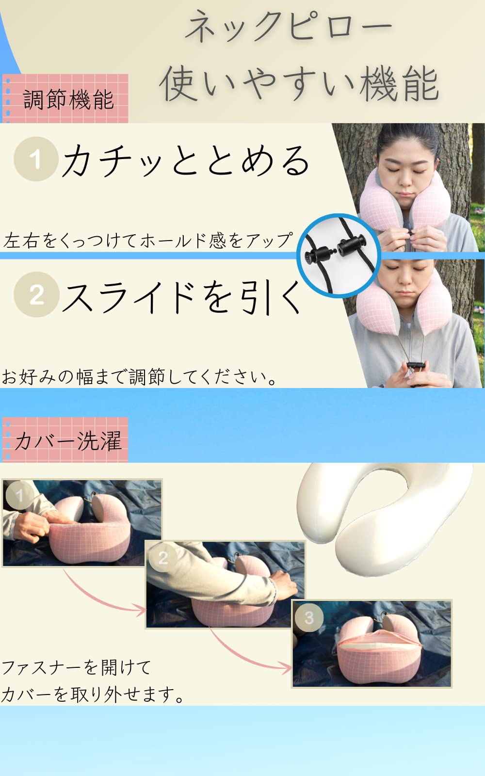 Amazon｜Salty Island[ソルティアイランド] 旅する人のU型まくら