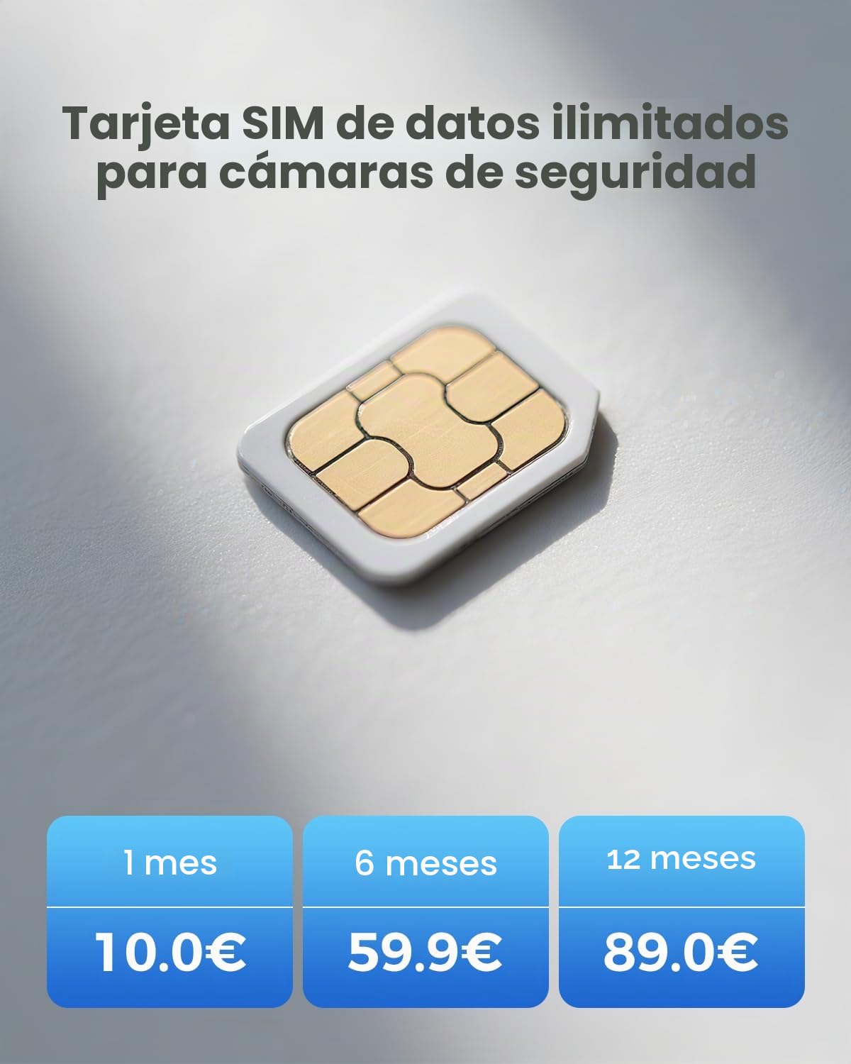 Ctronics 4MP 4g Cámara Vigilancia Solar, 2.5K QHD, Batería 10400 mAh, Panel Solar 6W, Visión Nocturna Color 30m, Remoto PC/App, Alarma de Luz y Sonido, Detección Humana AI PIR, FTP/Cloud/128GB, IP66