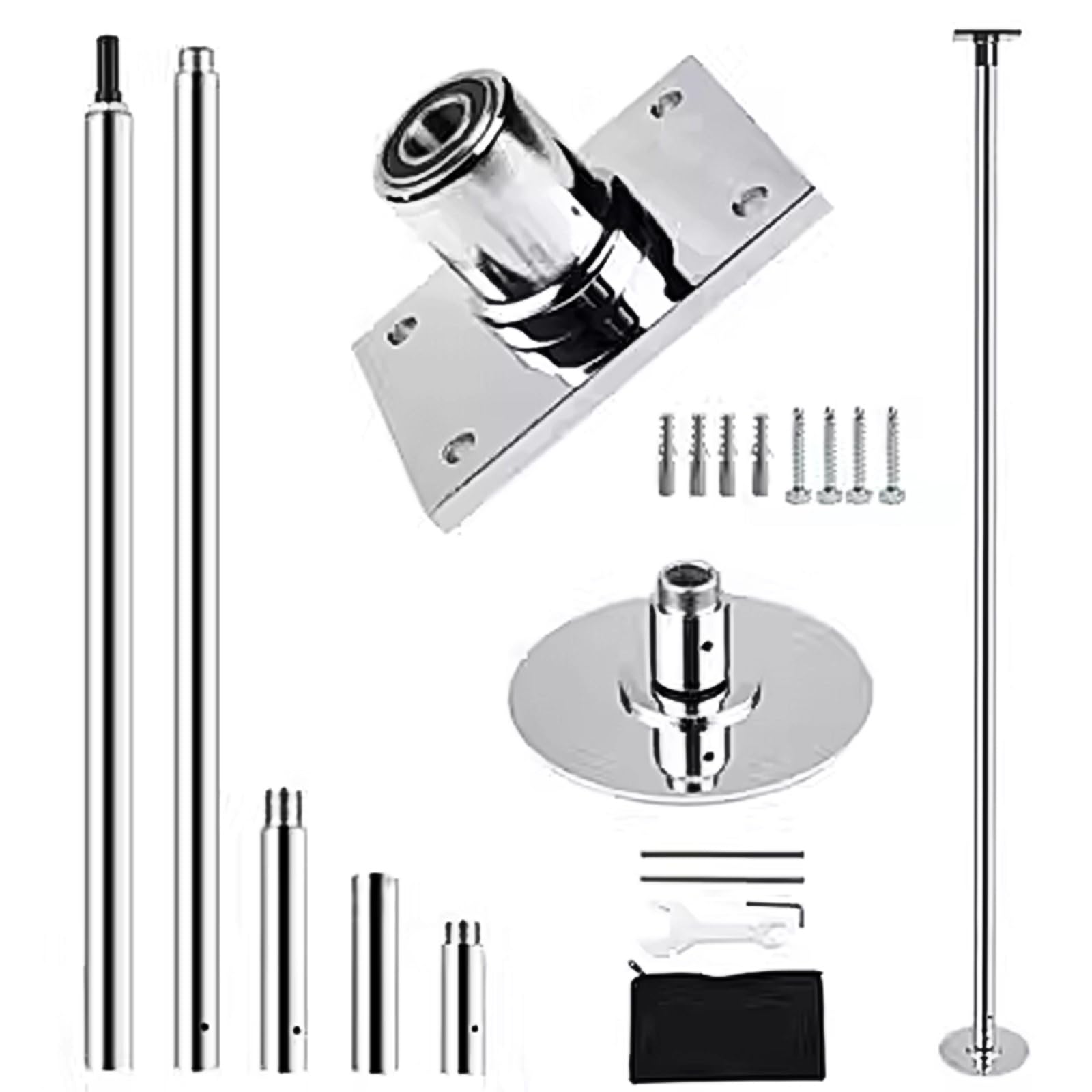 Barre de pole dance de plafond en acier pour sculpter son corps chez soi