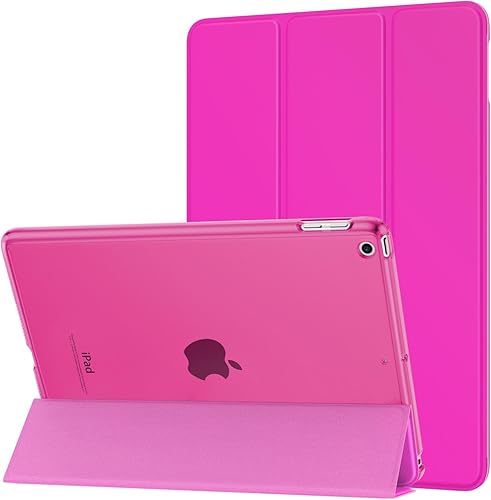 MoKo Case Fit 20182017 iPad 9.7 56 generación, delgada y ligera, con protector trasero translúcido esmerilado para iPad 9.7 20182017, encendido y
