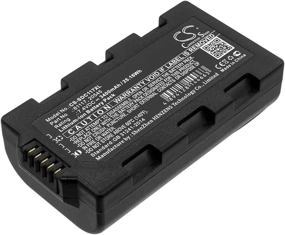 Cameron Sino New 3400mAh Replacement Battery Fit for Sokkia Juniper Mesa Field, Topcon Tesla 20545, 61117