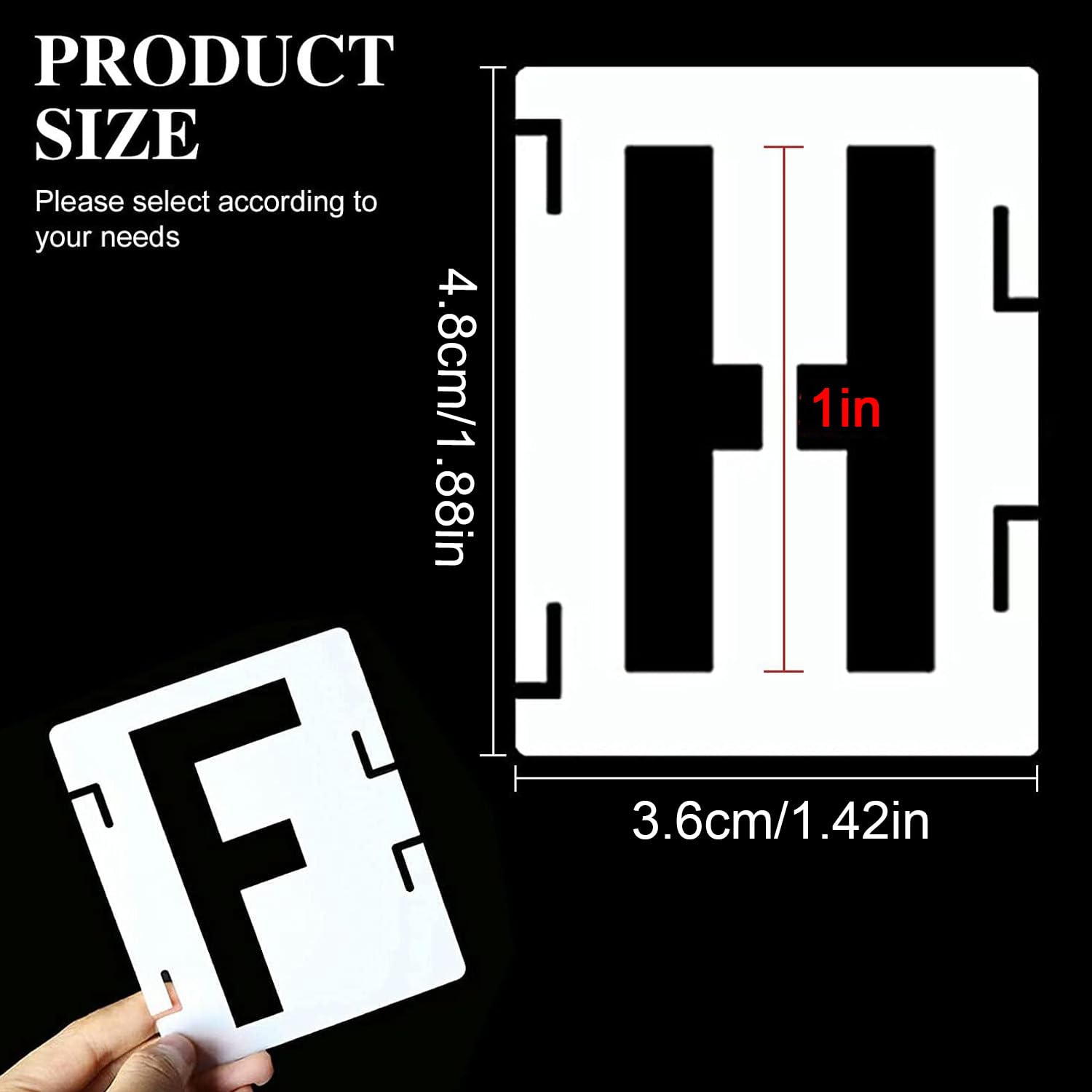 42 Pezzi Stencil Lettere E Numeri 10cm, Kit Riusabile In PET Per Pittura Su Legno, Muro E Tela: Ideale Per Decorazioni Fai Da Te
