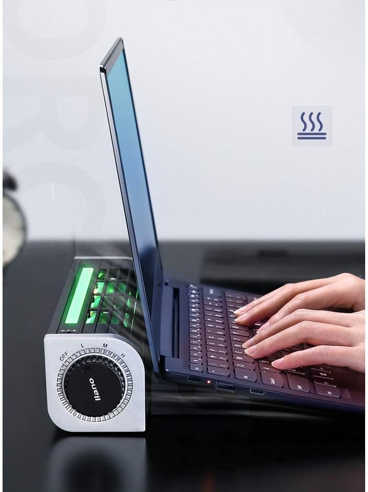 Laptop Fan Differ to Cooling pad, Multi Function Cooler for Tablet and Phone, Personal Desk