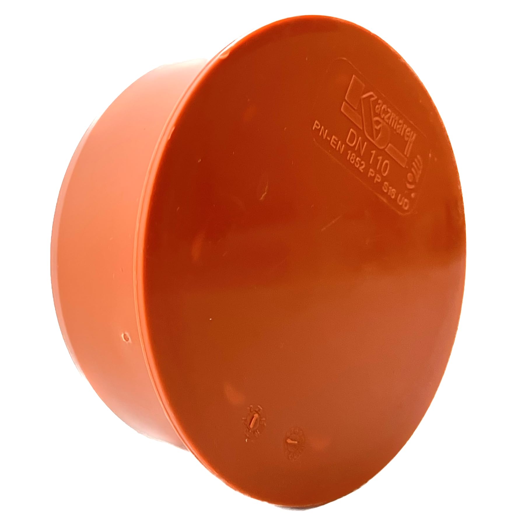 Kaczmarek Socket Plug Kg Dn 110 Pvc-U Duct Pipe System | End Cap | Waste Water Cap Plastic | Plastic Plug | End Cap | Plug Sleeve | External Drainage Systems | Waste Water