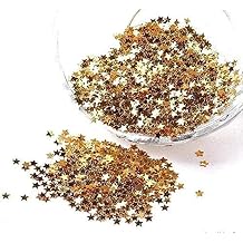 A 10g Pack of 2.5mm Mini Star Sequins Confetti, Nail Art, Card Making, Scrapbooking, Table Confetti, Wedding Favours - Gold