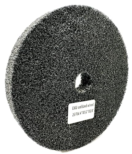EXL Unitized Wheel 4" x 1/2" x 5/8", 2S Fine, 27942, 2 Pack