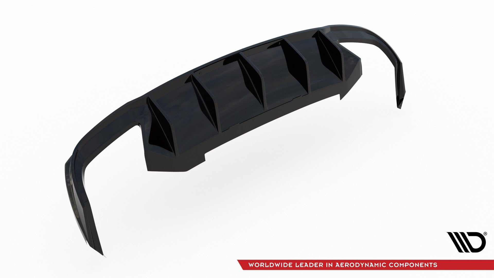 Maxton Design Heckdiffusor V.2 für Skoda Octavia RS 3 III 5E (Diesel und Benziner) Hochglanz schwarz