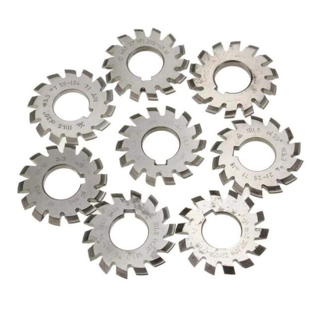 SUCAN Modul 1.5 PA20 Bore 22mm # 1-8 HSS Evolventenverzahnung Fräser