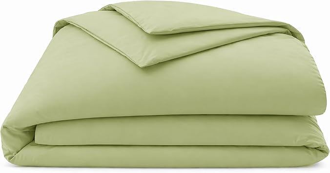 ORGANIC TEXTILES Premium Quality Bed Sheets - Organic Cotton 550 Thread Count - GOTS Certified - Full, 4 Pc. Set - Sage Green