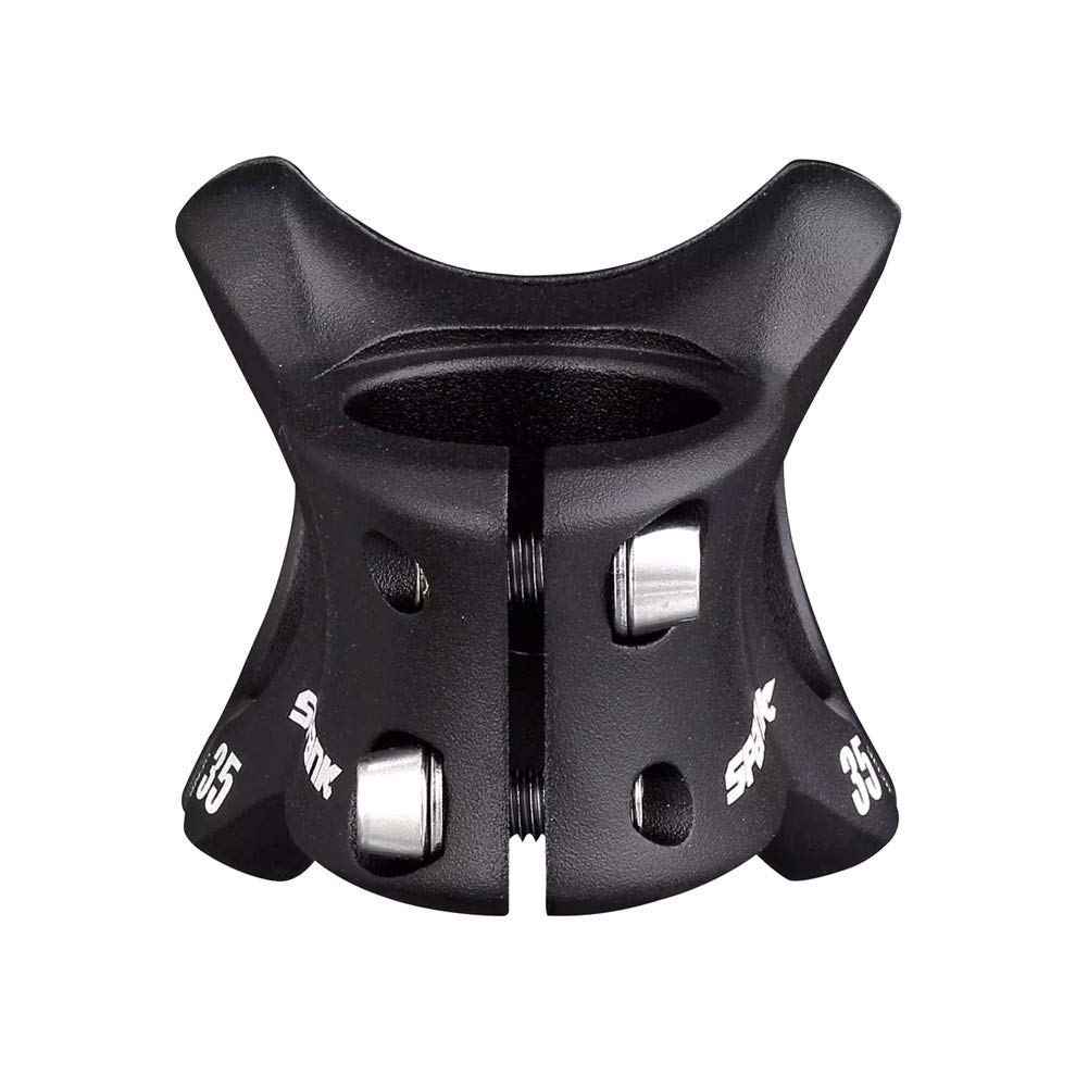 Spank Spike Race 2 Shot-Peen Anodized MTB Bicycle Stem (Black, 35mm), Lightweight and Strong Alloy Stem for Mountain Bike, Mountain Bike Stem Short Handlebar, Stem for Most Bicycle, Cycling - Image 3