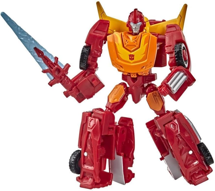 Transformers Toys Generations War for Cybertron: Kingdom Core Class WFC-K43 Autobot Hot Rod Action Figure - Kids Ages 8 and Up, 3.5-inch