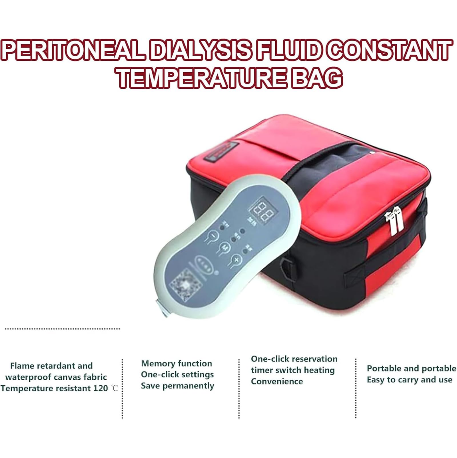 Incubateur Chauffant Pour Solution De Dialyse Péritonéale Zayuzo 2,5 L, Sac De Liquide Chauffé À Température Constante Avec Chauffage Sur 3 Côtés (réglable De 20 À 50 °C), Avec Mémoire Et Minuterie, P