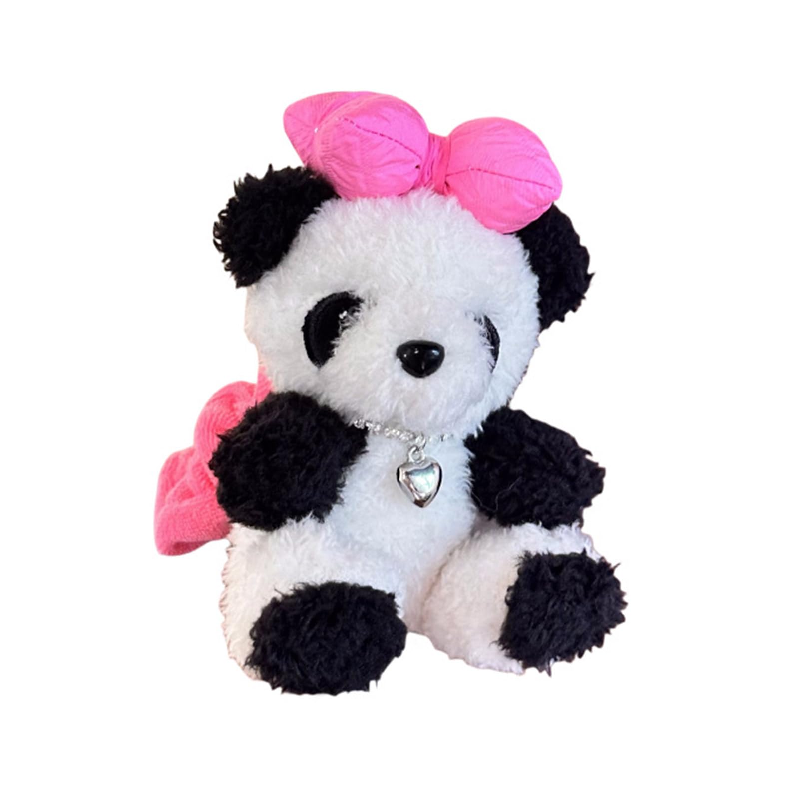 Fentency Sweet Girl Plush Panda Hair Scrunchies Thick Updo Oversized Hair Scrunchy Elastic DonutsHair Rope Women Ponytail Holder