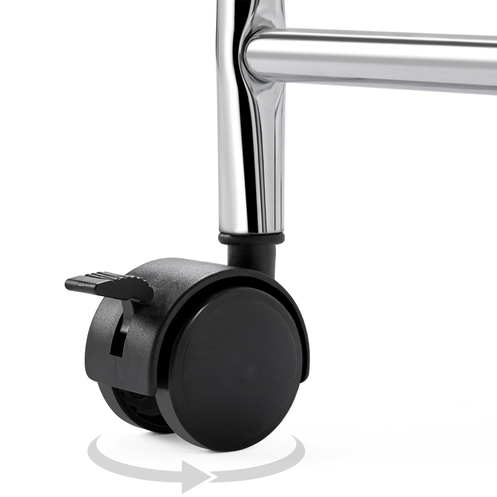 Yaheetech Chariot de Rangement Mobile 4 Tiroir Tour de Rangement Plastique Meuble de Stockage pour Cuisine, Salle de Bain, Buanderie, Bureau, Chambre 77 cm/Blanc
