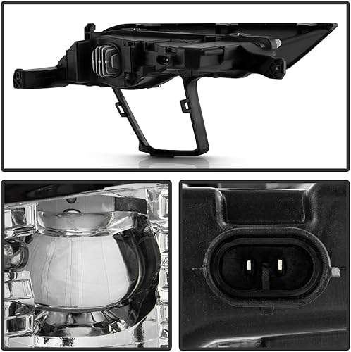 Miniatura 3 de ACANII - Para Ford Explorer 2018-2019 Estilo OE Luces antiniebla LED Parachoques Lámparas de conducción con interruptor y kits Par Izquierdo+Derecho