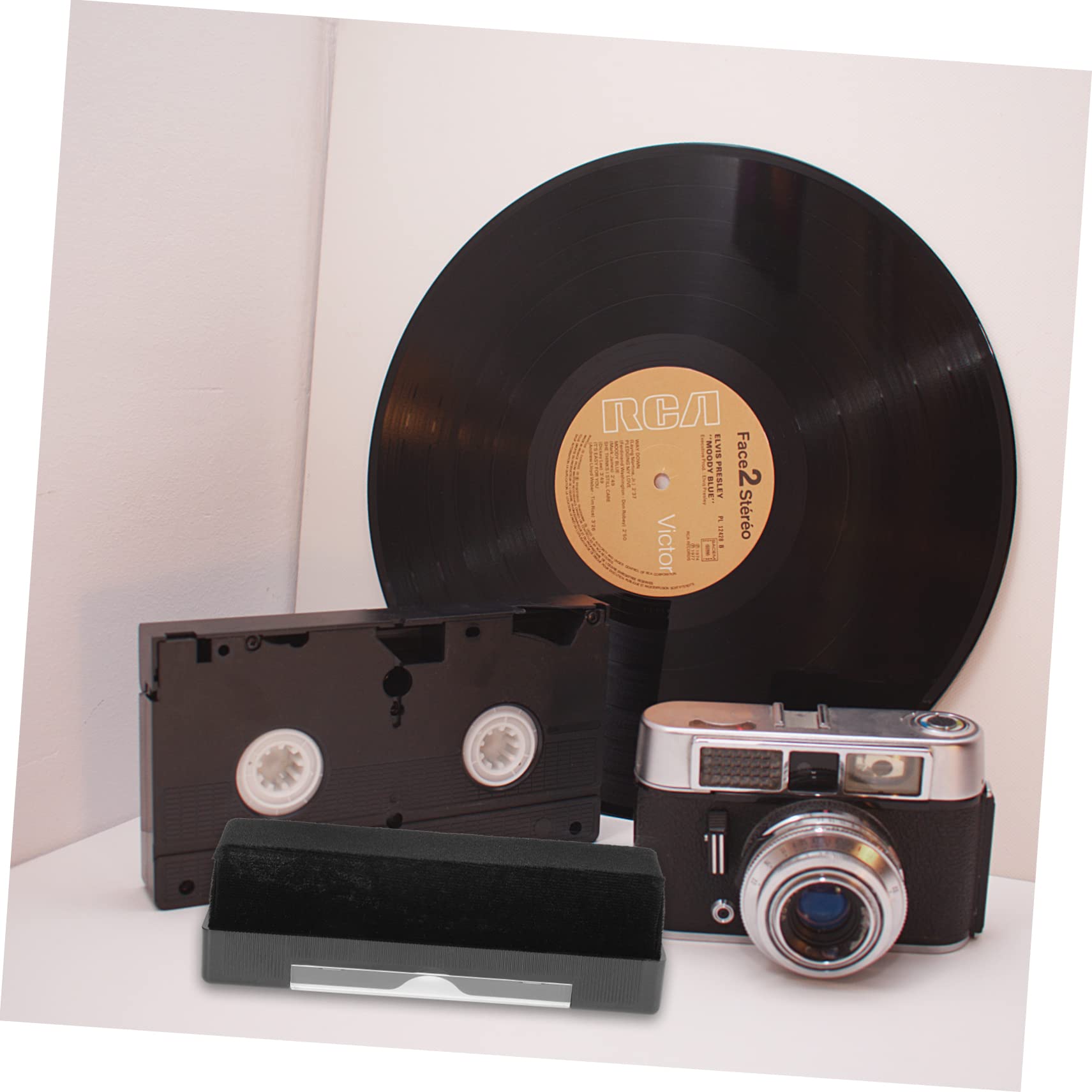 BESTonZON 4 Set Spazzola Per La Pulizia Dischi Pulire Dischi in Vinile Spazzola Per Dischi Antistatica Spazzola Della Tastiera Del Computer Prodotti Per La Pulizia Taccuino Plastica
