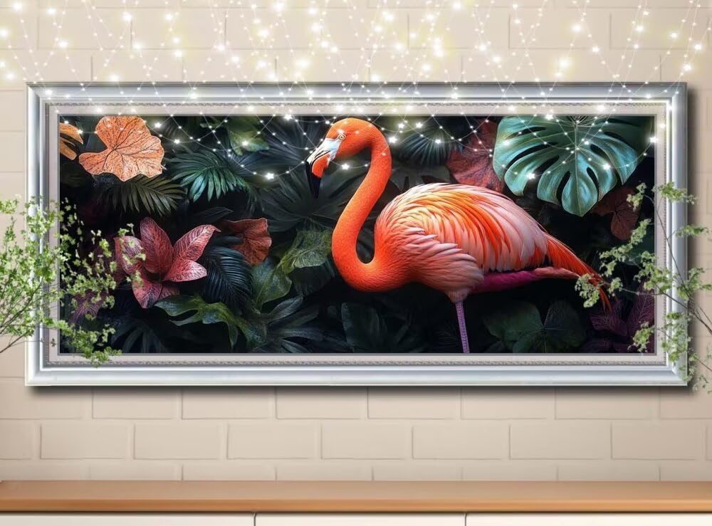 Malarstwo diamentowe 5D "zrób to sam" dla dzieci, krajobraz, obraz diamentowy (60 x 120 cm), tworzenie mozaiki według liczb, zestaw do malowania krzyżykowego, dla dorosłych, do dekoracji domu