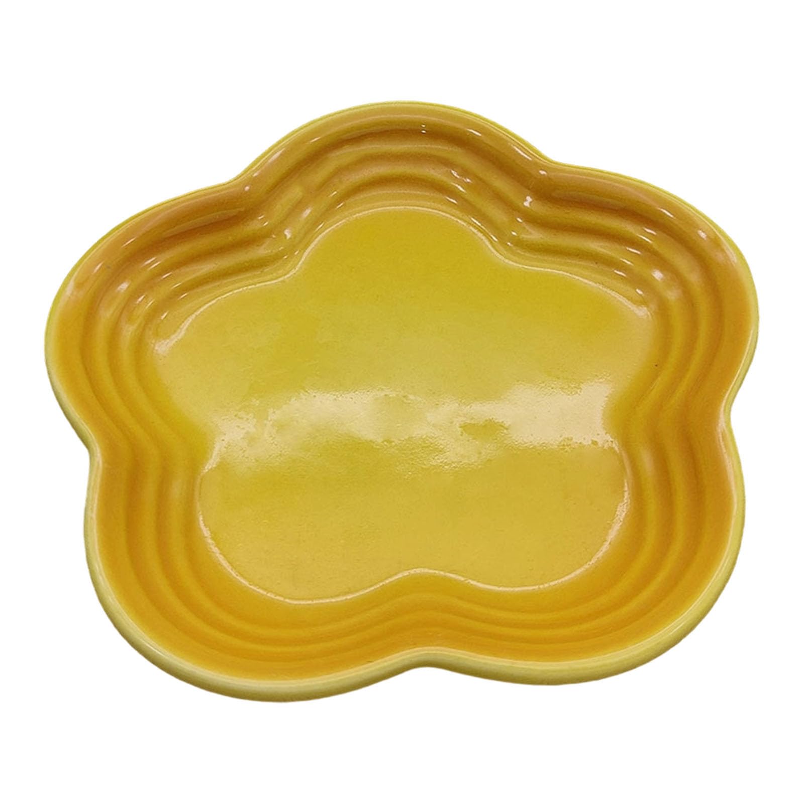 Nucelit 14cm Ceramics Fruit with Elegant Blossoms Pattern Sturdy Serving Dishes Great for Breakfast Appetizers and Snacking Parties