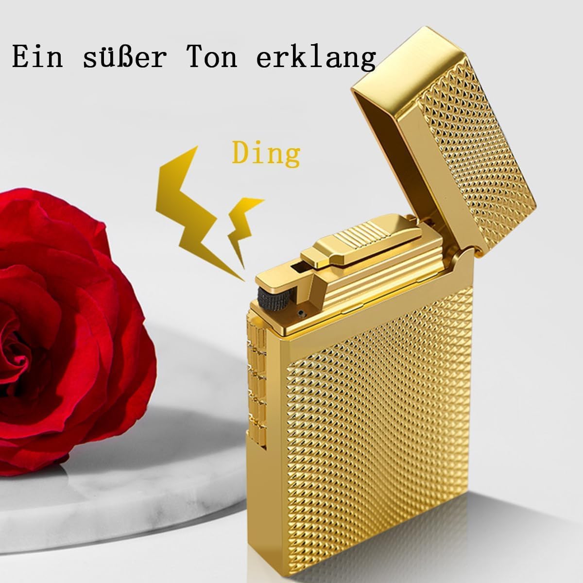 Refillable ButaneLighter Soft Flame Lighters，Ideal Christmas & Friendship Gifts Stocking Stuffers